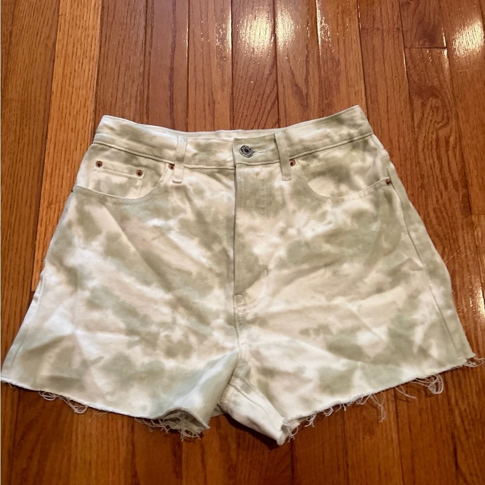 PacSun tie dye jeans shorts